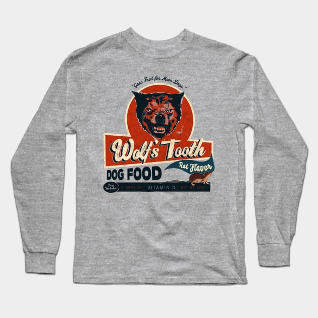 Wolf's Tooth Vintage Tee Long Sleeve T-Shirt by retrosaurus